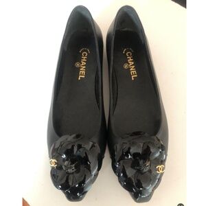 Chanel Camellia Ballerina Flats
